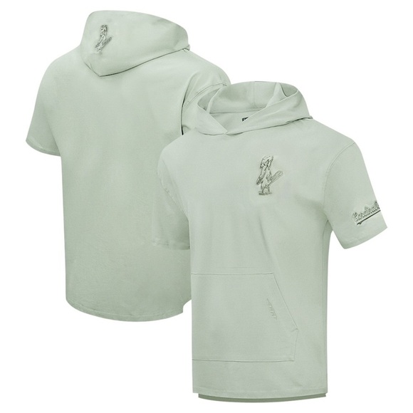 St Louis Cardinal Pro Standard Neutral Hoodie Short Sleeve T-Shirt‎ Men's Medium - Picture 1 of 11